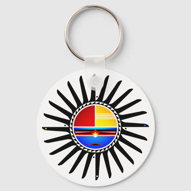 Sunface Key Ring (Front)