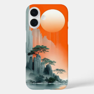 "Sunfall Serenity" iPhone 16 Case