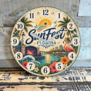 SunFest Florida Tropical Music Festival  Large Clock