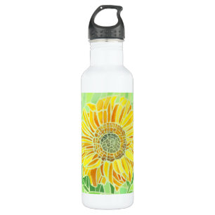 Sunfloower Mosaic Design Bottle