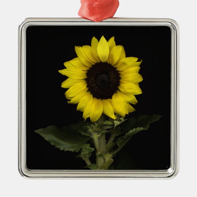 Sunflower 11 metal tree decoration (Front)
