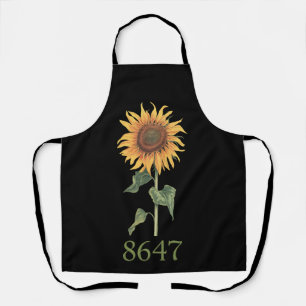 Sunflower 8647 86 47 Subtle Anti Trump Floral Boho Apron