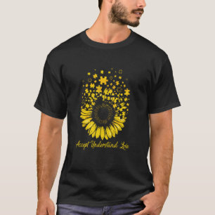 Sunflower Accept Understand Love T-Shirt