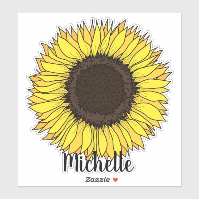Sunflower add your name (Sheet)