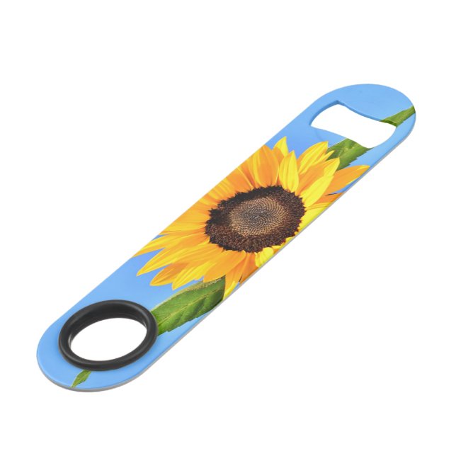 Sunflower Against Sun on Blue Sky - Summer (Front Angled)