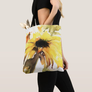 Sunflower All-Over-Print Shoulder Tote Bag
