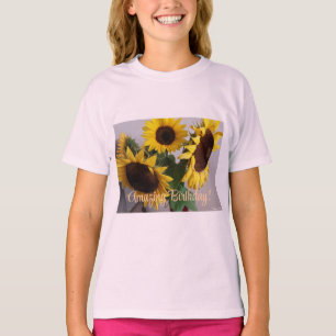 Sunflower, Amazing Birthday, T-shirt