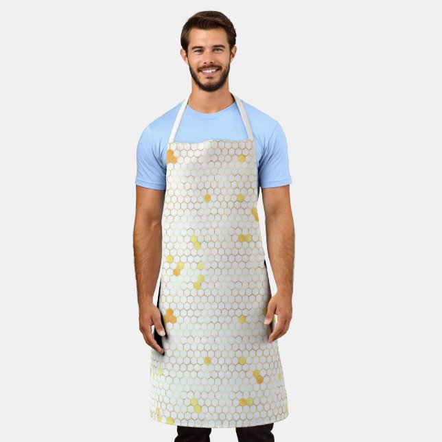 Sunflower and Bee Series Design Five Apron (Worn)