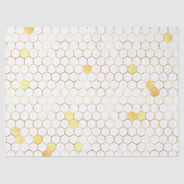 Sunflower and Bee Series Design Five Tissue Paper (Front)