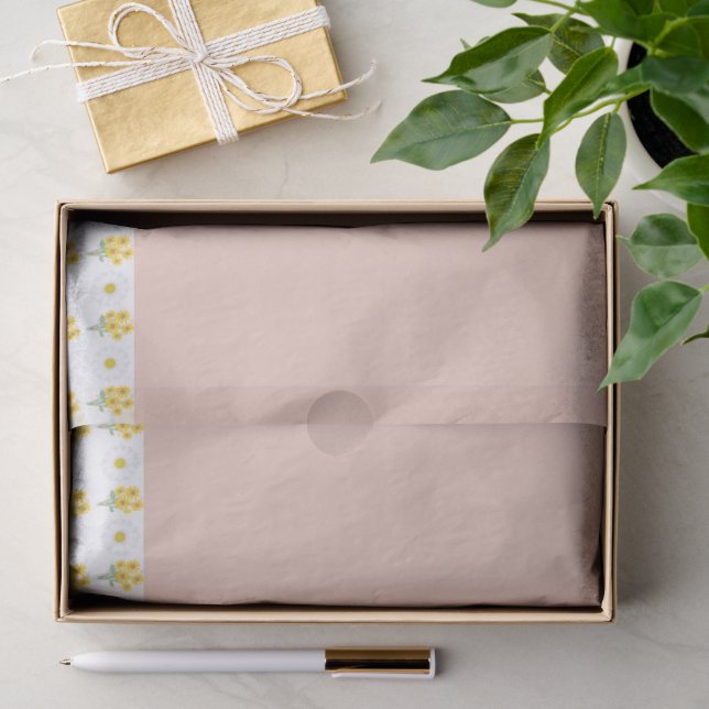 Sunflower and daisy  tissue paper (Gift)