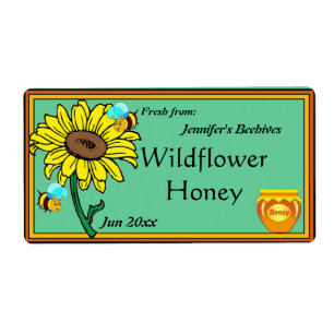 Sunflower and Honey Pot