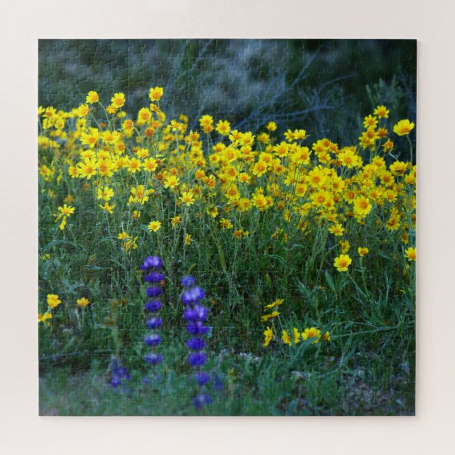 Sunflower and Lavender Jigsaw Puzzle (Horizontal)