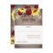 Sunflower and Red Rose Fall Wedding RSVP