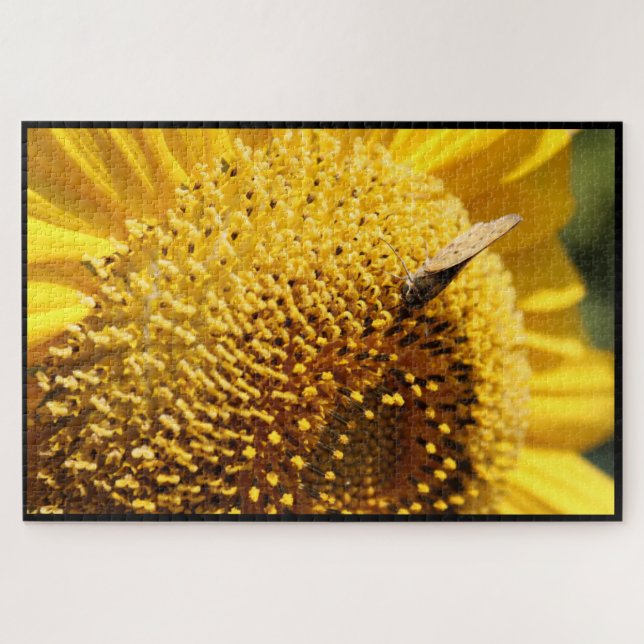 Sunflower and Skipper Butterfly Puzzle (Horizontal)