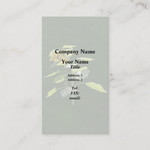 Sunflower and Sparrow Business Card