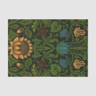 sunflower and vines William Morris Tissue Paper