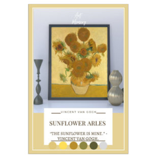 Sunflower Arles by Vincent van Gogh Poster