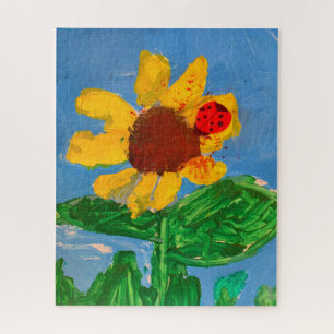 Sunflower "Art by Kids" Jigsaw Puzzle