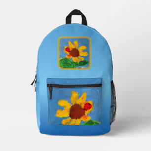 Sunflower "Art by Kids" Printed Backpack