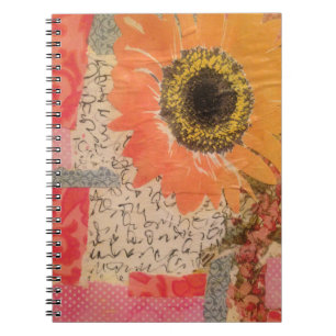 Sunflower art notebook