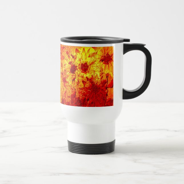 Sunflower Art Painting Mugs (Right)