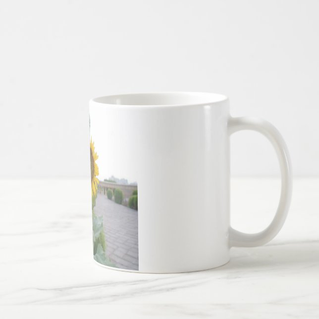 Sunflower Art Print Coffee Mug (Right)