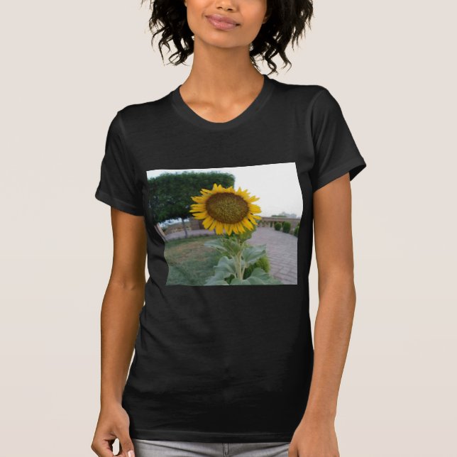 Sunflower Art Print T-Shirt (Front)