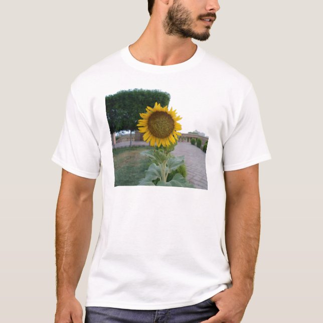 Sunflower Art Print T-Shirt (Front)