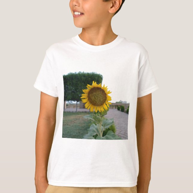 Sunflower Art Print T-Shirt (Front)