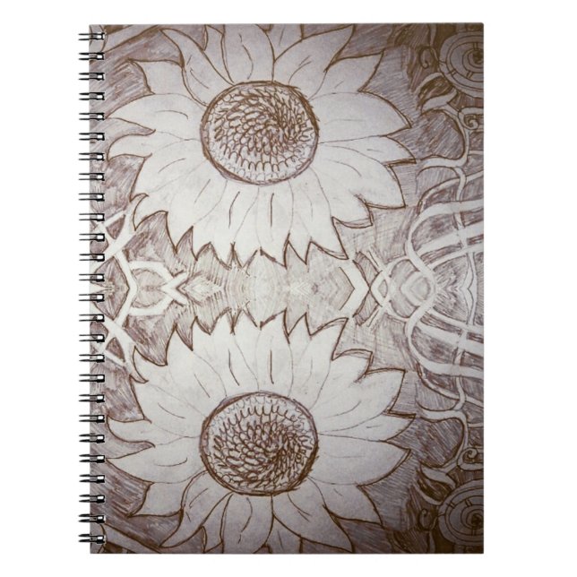 sunflower at home notebook (Front)