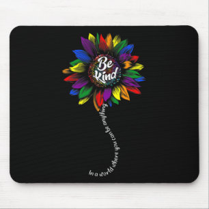 Sunflower Autism Awareness Be Kind Puzzle Mum Supp Mouse Pad