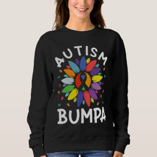 Sunflower Autism Awareness Day Matching Family Aut Sweatshirt