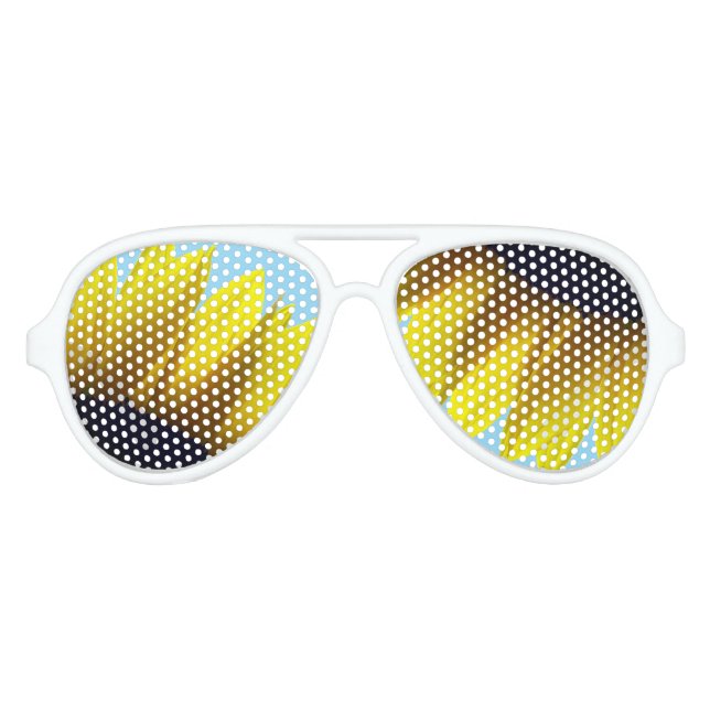 Sunflower Aviator Sunglasses (Front)