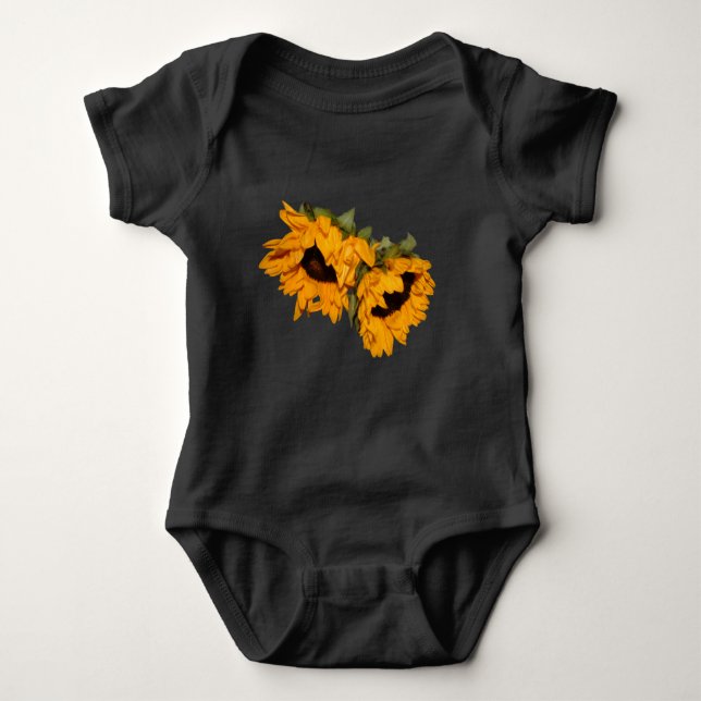 Sunflower Baby Bodysuit (Front)