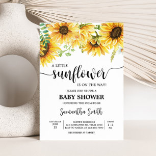 Sunflower Baby Shower  Invitation