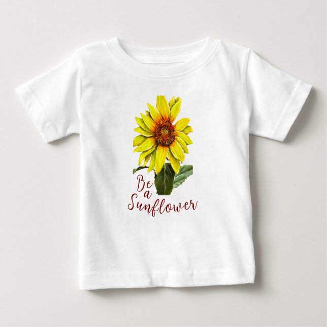 Sunflower Baby T-Shirt (Front)