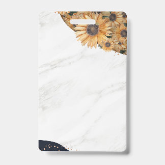 Sunflower Badge & Lanyard ID Badge