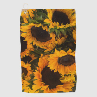 Sunflower Basket Golf Towel