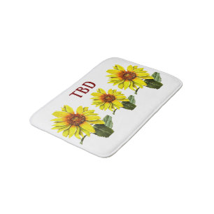 Sunflower Bath Mat