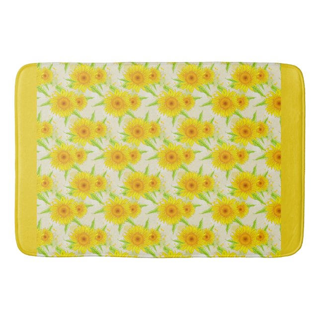 Sunflower Bath Mat (Front)