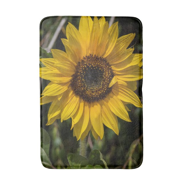 Sunflower Bath Mat (Front Vertical)