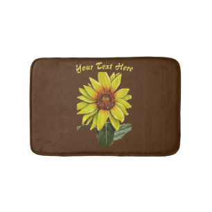 Sunflower Bath Mats