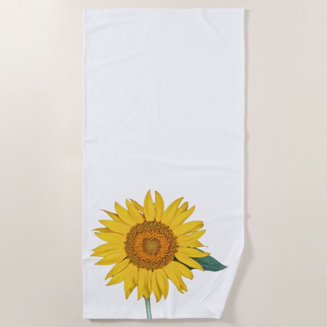 Sunflower Beach Towel (Front)