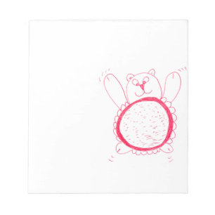 Sunflower Bear Notepad