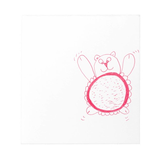Sunflower Bear Notepad (Front)
