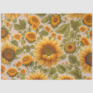 Sunflower Beautiful Trendy Collection Tissue Paper
