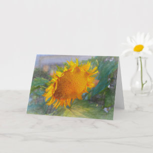 Sunflower beauty card