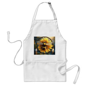 Sunflower Bee Dreamcatcher,  Standard Apron