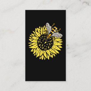 Sunflower Bee Lover Beekeeper Honey Beekeeping Business Card