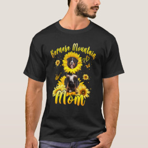 Sunflower Bernese Mountain Mum Dog Mother's Day T-Shirt